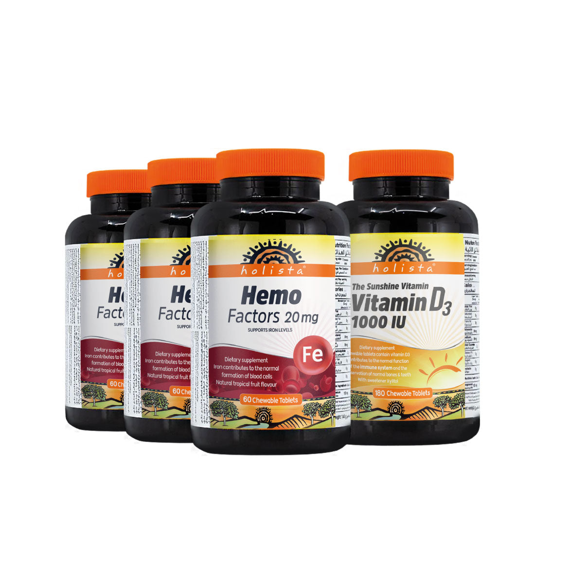 باقة فيتامينات الوقاية والنشاط