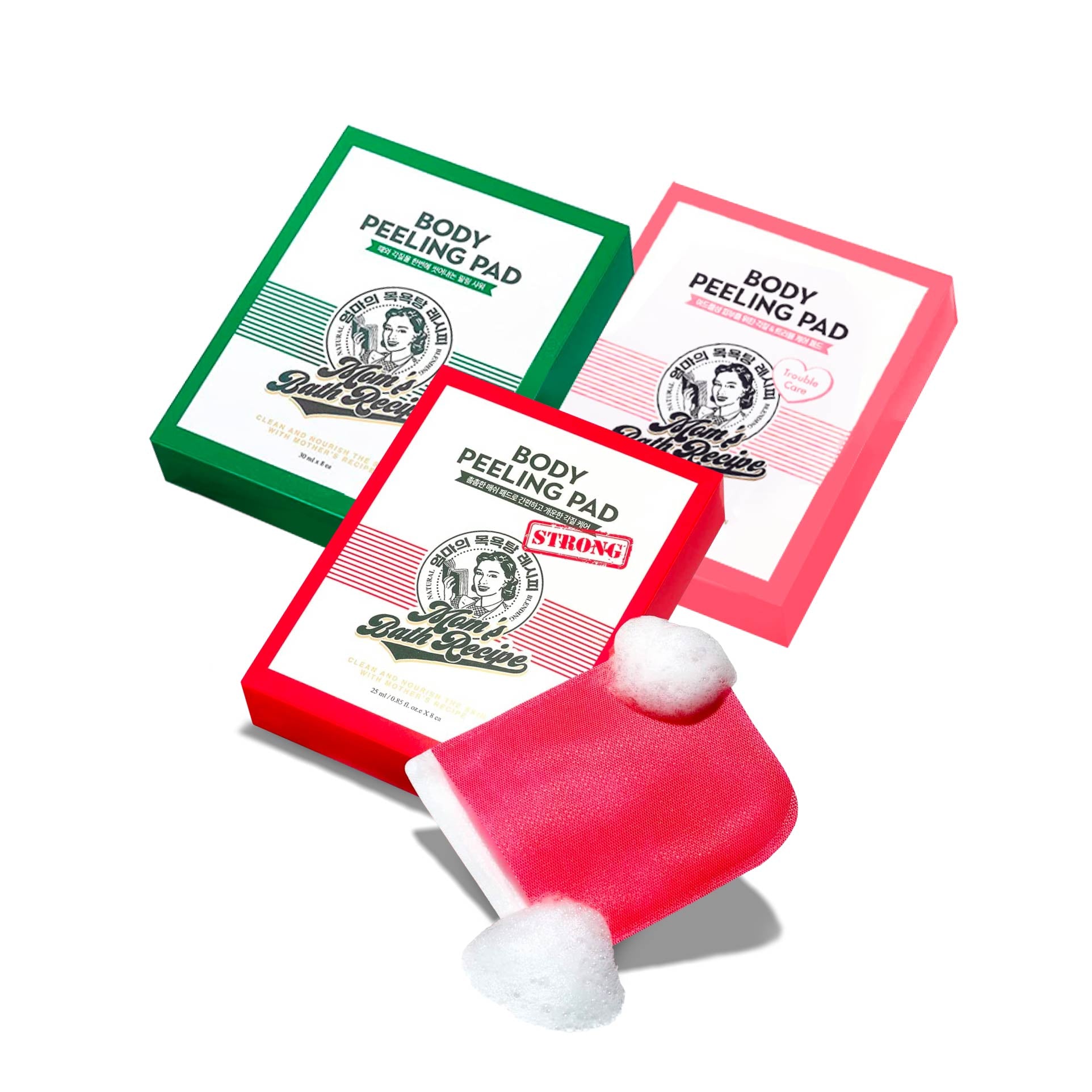 باقة مومز باث ليفة تقشير الجسم - المجموعة الثلاثية