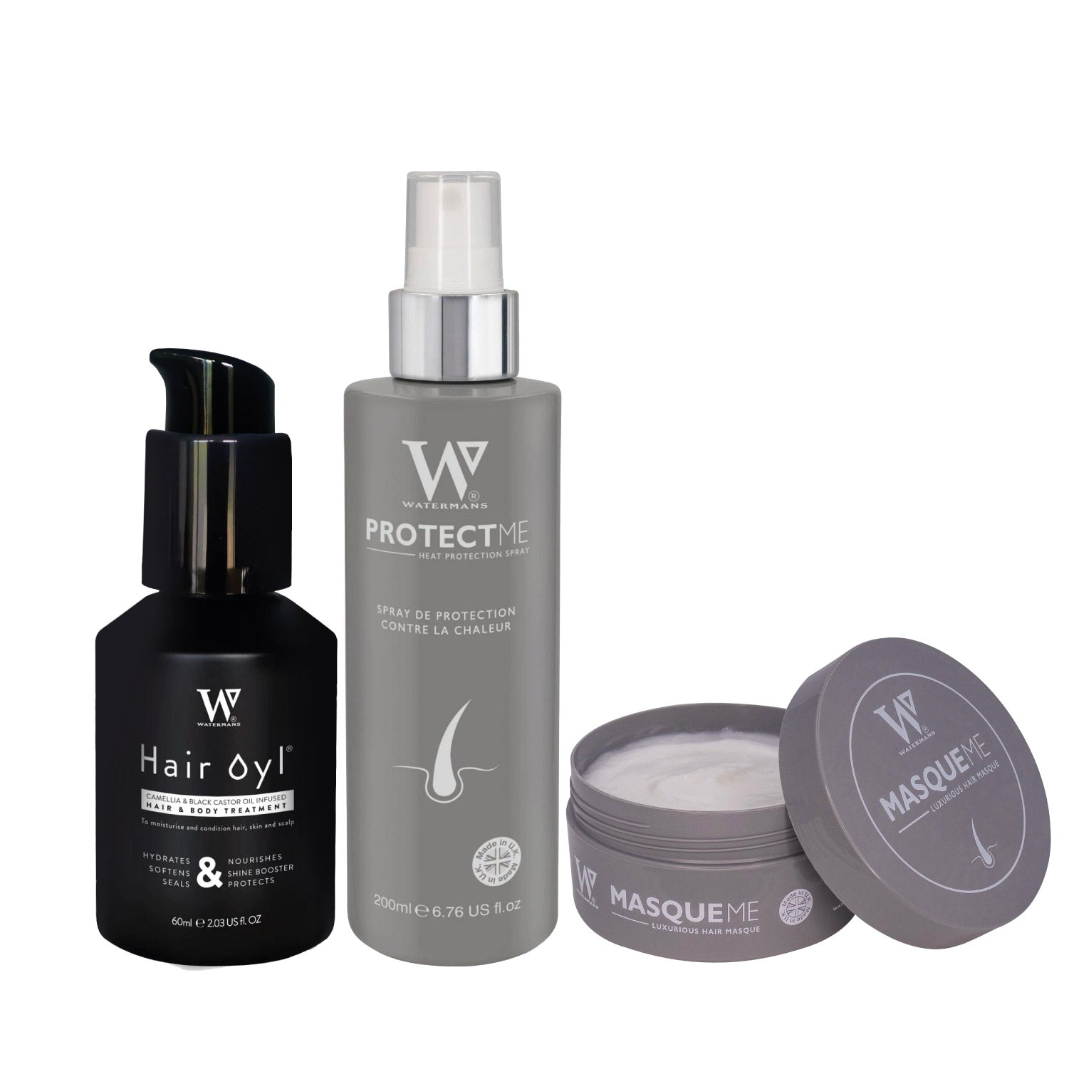 Watermans Bundle For Hair Protection and Hydration