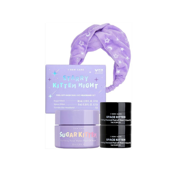 I Dew Care Starry Kitten Night Set