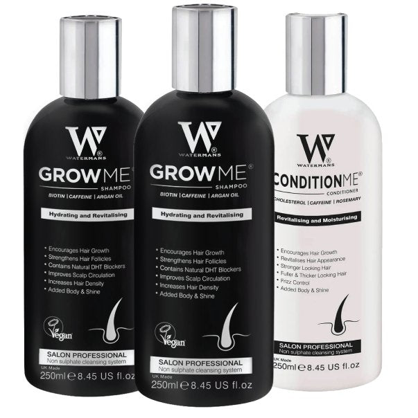 Watermans Bundle - 2 Grow Me Shampoo + Hair Conditioner