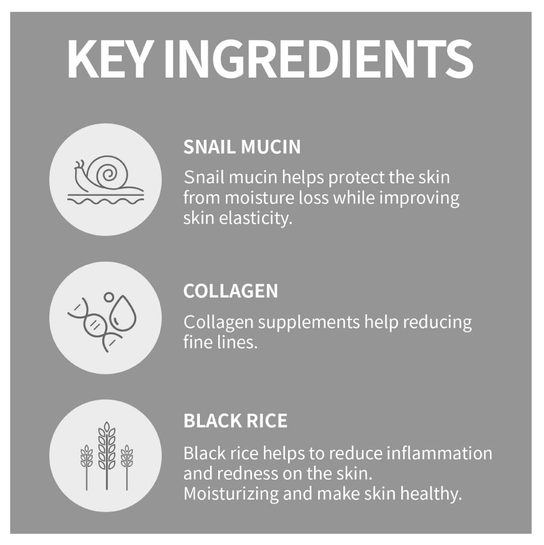 Coxir Black Snail Collagen Serum - 50 ml