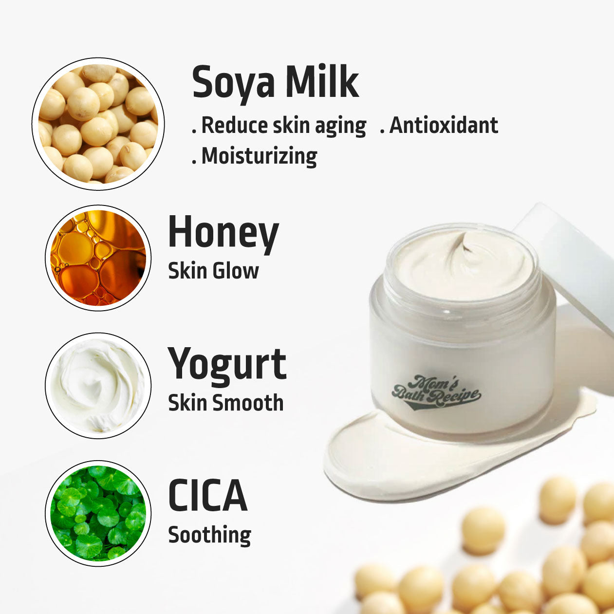 Mom's Bath Recipe - Soy Milk Wash Off Mask - 70 g